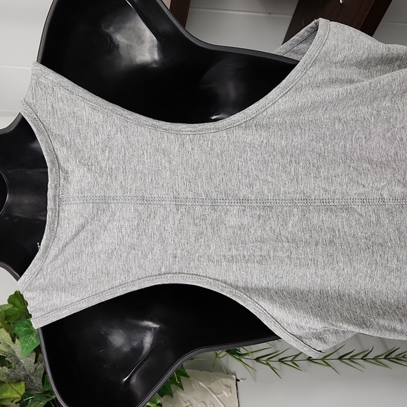 Tezo Racerback Gray Tank - Picture 8 of 10